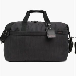 TUMI EXPANDABLE TRAVEL SATCHEL  DUFFLE GRAY GREY $475- New W/ tags